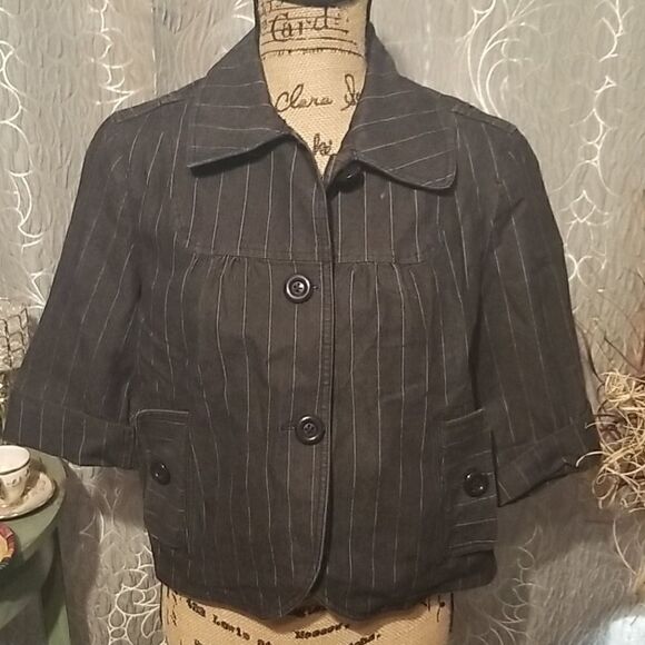 Larry Levine Petite Stretch Jacket - Picture 1 of 4